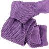 Cravate Tricot. Violet lavande intense Clj Charles Le Jeune