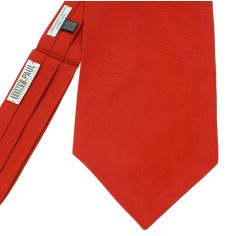 Cravate Ascot en soie, Rouge Geraneo, Fait à la main Tony & Paul 2