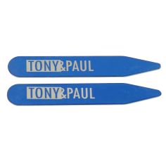 Baleines de col, Tony et Paul, Bleu Métal Tony & Paul