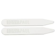 Baleines de col, Tony et Paul, Gris Silver Métal Tony & Paul