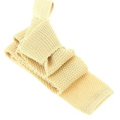 Cravate Tricot Jaune Giallo, soie, Tony & Paul Tony & Paul 2