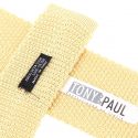 Cravate Tricot Jaune Giallo, soie, Tony & Paul Tony & Paul