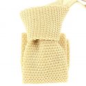 Cravate Tricot Jaune Giallo, soie, Tony & Paul Tony & Paul