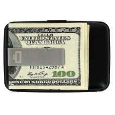 Porte carte Money Clip Ogon Design, black, noir Ogon Designs 2