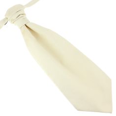 Lavallière nouée en soie, Avorio, Faite à la main Tony & Paul 2