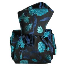 Cravate Segni Disegni Luxe, Faite main. Pivoines Bleu Segni et Disegni 2