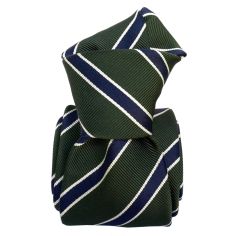 Cravate Classique Segni et Disegni- Savone vert Kaki Segni et Disegni 2