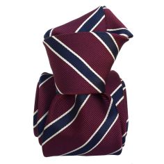 Cravate Classique Segni et Disegni- Savone Bordeaux Segni et Disegni 2