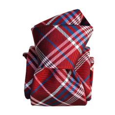 Cravate Segni Disegni Luxe, Faite main, Livigno, Rouge Segni et Disegni 2