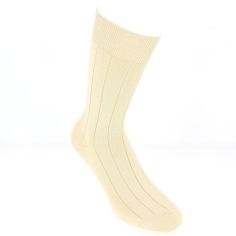 Chaussettes Antolini en coton, Beige Ficelle Antolini