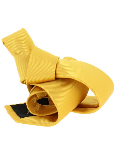 Cravate CLJ, Jaune poussin Clj Charles Le Jeune