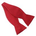 Noeud papillon à nouer en soie, Rouge Sangue, Fait à la main Tony & Paul