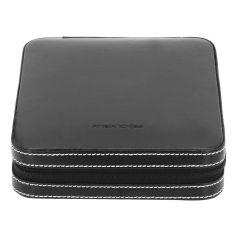 Ecrin 12 Boutons de manchette, London, cuir noir Friedrich 23 2