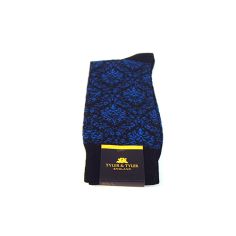 Chaussettes T&T, AmbRose Bright Blue Black Tyler & Tyler 2