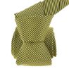 Cravate soie Classique Segni Disegni, Como rayée jaune et noir Segni et Disegni