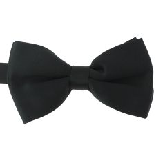 Noeud Papillon Noué Segni & Disegni, Noir Satin Segni et Disegni 2