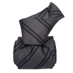 Cravate Soie Segni Disegni, Olden gris Segni et Disegni 2