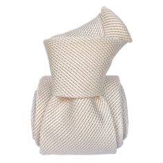 Cravate grenadine de soie, Segni & Disegni, Lucia blanche Segni et Disegni 2