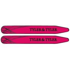 Baleines de col, Tyler & Tyler, Pink Enamel Tyler & Tyler