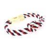 Bracelet corde, noeud marin, navy rouge blanc Clj Charles Le Jeune
