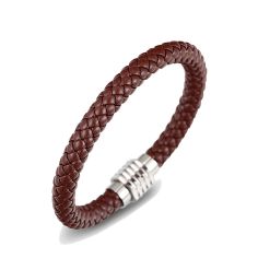 Fermoir bronze à cliquet pour bracelet cuir - Clarashop