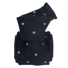 Cravate en laine et soie, Catane Marine Segni et Disegni 2