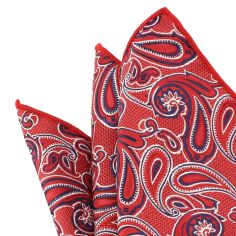 Pochette rouge compagnie des indes Paisley Clj Charles Le Jeune 2