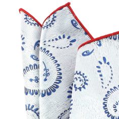 Pochette marine compagnie des indes Paisley Clj Charles Le Jeune 2