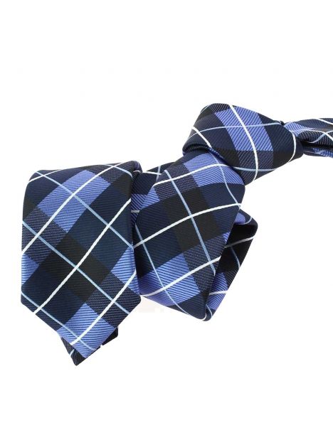 Cravate Slim, London, Bleu Clj Charles Le Jeune