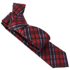 Cravate Slim, London, Rouge Clj Charles Le Jeune 2