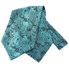 Foulard Ascot, Léonard Turquoise Clj Charles Le Jeune 2