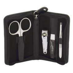 Set manucure cuir, Friedrich, noir Friedrich 23