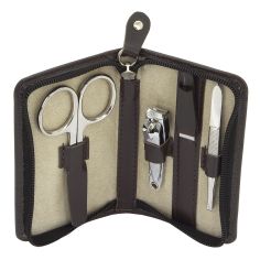 Set manucure cuir, Friedrich, marron Friedrich 23