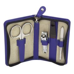 Set manucure cuir, Friedrich, Bleu Friedrich 23