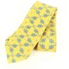 Cravate en soie, Abeilles, jaune Brochier Soieries 1890