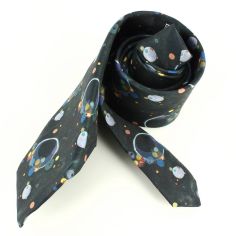 Cravate en soie, Kandinsky Several Circles Brochier Soieries 1890 2