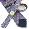 Cravate en soie, Klimt Arbre de Vie, Bleu Brochier Soieries 1890