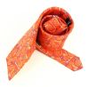 Cravate en soie, Klimt Arbre de Vie, rouge Brochier Soieries 1890
