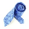 Cravate en soie, Préhistoire, Bleu Brochier Soieries 1890