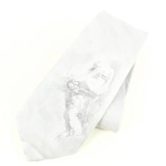 Cravate en soie, Rodin L'étoile Brochier Soieries 1890 2