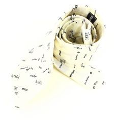 Cravate en soie, Toulouse Lautrec Ombres chinoises Brochier Soieries 1890 2