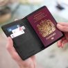 Portefeuille passeport, noir Stackers UK