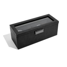 Ecrin rangement 4 montres, vitré noir Stackers UK 2