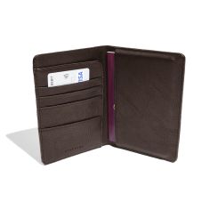 Portefeuille passeport, marron Stackers UK