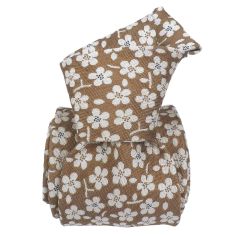 Cravate en soie, Marsala fleur Segni et Disegni 2