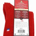 Mi chaussette, flocon Laine et cachemire, rouge Labonal