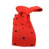 Cravate Tricot. Rouge Preppy Clj Charles Le Jeune