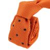Cravate Tricot. Orange Preppy Clj Charles Le Jeune