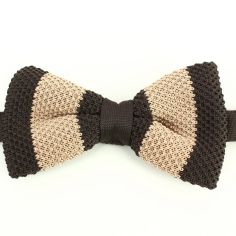 Noeud papillon tricot Cornell Chocolat Clj Charles Le Jeune 2