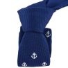 Cravate Tricot. Ancre marine Clj Charles Le Jeune